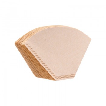 100 Pieces Eco-friendly Unbleached Original Wooden Hand Drip Paper Coffee Brewer 102 Coffee Filter Bag Coffee Maker Accessories