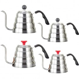 Gooseneck Drip Kettle Coffee Tea Pot Stainless Steel Drip Kettle With Creative Thermometer Suit For Induction Cooker Barista DIY