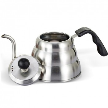 Gooseneck Drip Kettle Coffee Tea Pot Stainless Steel Drip Kettle With Creative Thermometer Suit For Induction Cooker Barista DIY