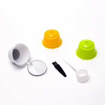 Reusable Nescafe Dolce Gusto Coffee Capsule Filter Cup Refillable Dolci Gusto Coffee Machine Capsule Dripper Stainless Steel S3