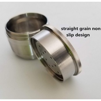 Capsulone/Compatible with illy coffee Machine maker/STAINLESS STEEL Metal Refillable Reusable capsule fit for illy cafe capsule