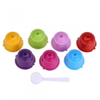 2/3/4/5/7Pcs Reusable Refillable Magic Coffee Capsule Nescafe Dolce Gusto Nespresso Capsule Holder For Coffee Maker Machines