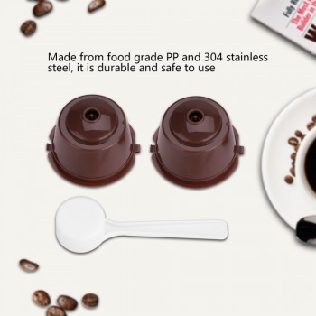 2/3/4/5/7Pcs Reusable Refillable Magic Coffee Capsule Nescafe Dolce Gusto Nespresso Capsule Holder For Coffee Maker Machines