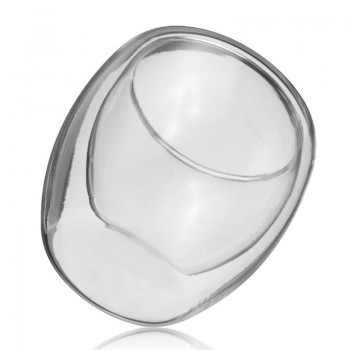 Arshen New Technology 80ml Clear Double Wall Double Glassware Coffee Tea Cups Glassware Milk Beer Soup And Insulated Wine Cups