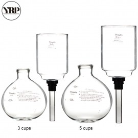 YRP Coffee Syphon Pot Accessories TCA-3/5cups High Quality Glass Siphon Vacuum Pot Coffee Maker Replace Coffee Filter Tools
