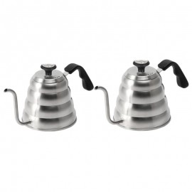 Stainless Steel Pour Over Coffee Water Kettle Thermometer Gooseneck Tea Pot