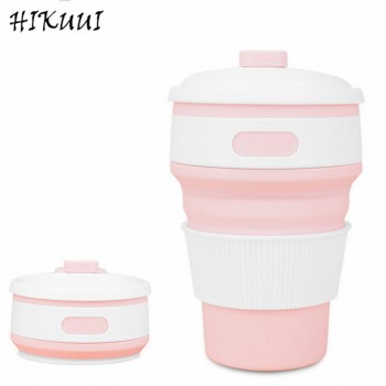 Hot New Folding Silicone Portable Silicone Telescopic Drinking Collapsible coffee cup multi-function folding silica cup Travel