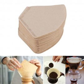 100Pcs/Bag Coffee Paper Filter for Coffee Hand-poured Coffee Filter Drip Free Shipping