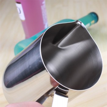 Thickened Japanese Style Coffee Pots Espresso Coffee Milk Jugs Mugs Frothing Cup Handle Craft Coffee Garland Cup Stainless Steel