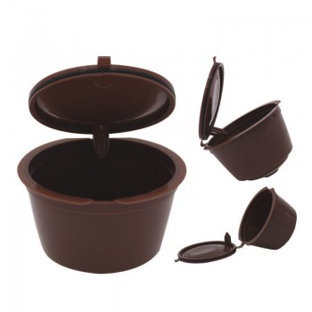 1/2/3pcs Use 150times Gusto Coffee Capsule Plastic Capsule Refillable Reusable Compatible With Famous Brand Coffee Machine