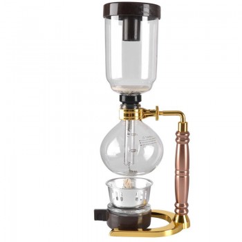 Hand Siphon Coffee Maker Pot stainless steel Durable Heat-resistant Glass Coffee Machine Filter for Home Kitchen Supplies