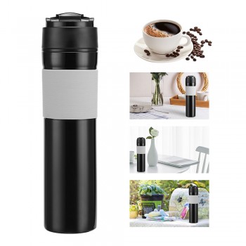 350ml Stainless Steel Portable French Press Coffee Maker  Double Wall Mug BPA Free Filtration Water Isolation Tea Coffee Cup