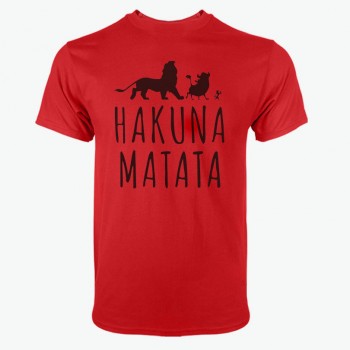Summer 2017 Cotton T-Shirts HAKUNA MATATA Mens Big Size T Shirts Short Sleeve Slim Fit Fashion Tops amp; Tees Male Clothing XXXL