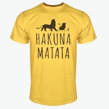 Summer 2017 Cotton T-Shirts HAKUNA MATATA Mens Big Size T Shirts Short Sleeve Slim Fit Fashion Tops amp; Tees Male Clothing XXXL