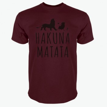 Summer 2017 Cotton T-Shirts HAKUNA MATATA Mens Big Size T Shirts Short Sleeve Slim Fit Fashion Tops amp; Tees Male Clothing XXXL