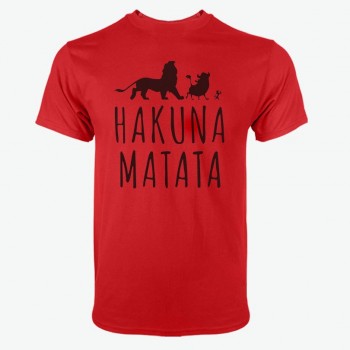 Summer 2017 Cotton T-Shirts HAKUNA MATATA Mens Big Size T Shirts Short Sleeve Slim Fit Fashion Tops amp; Tees Male Clothing XXXL