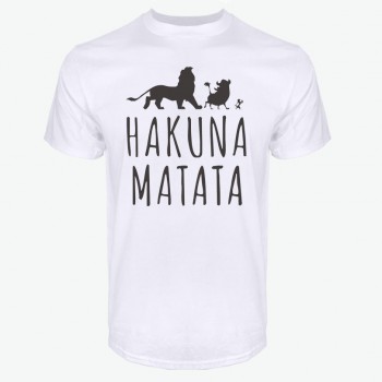 Summer 2017 Cotton T-Shirts HAKUNA MATATA Mens Big Size T Shirts Short Sleeve Slim Fit Fashion Tops amp; Tees Male Clothing XXXL