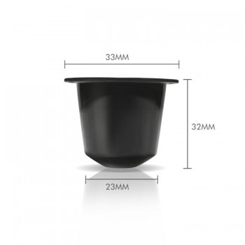 100set Original Disposable Empty Coffee Capsules For Nespresso Coffee Maker Dripper With Disposable Aluminum Seal Sticker
