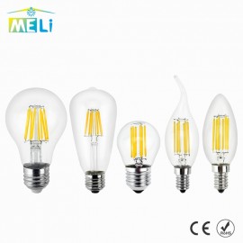Antique Retro Vintage LED Edison Bulb E27 LED Bulb E14 Filament Light 220V Glass Bulb Lamp 4W 8W 12W 16W Candle Light Lamp