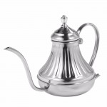 450/650ML Gooseneck Drip Coffee Kettle And Stainless Steel Stovetop Tea Pot Coffee Drip Kettle Teapot Long Mouth Coffee Pot