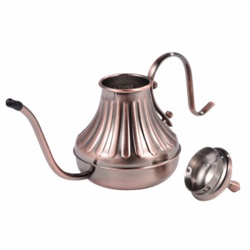 450/650ML Gooseneck Drip Coffee Kettle And Stainless Steel Stovetop Tea Pot Coffee Drip Kettle Teapot Long Mouth Coffee Pot