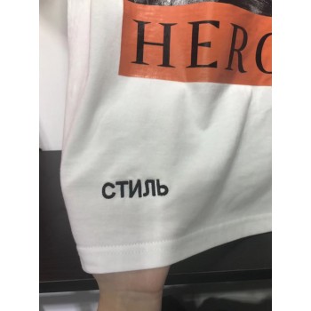 Heron Preston T shirt 1:1 high quality Men Women 2018WF New Arrived Top Tees Heron Preston T shirt