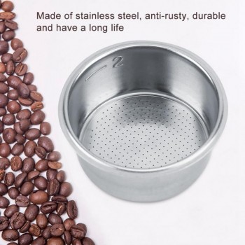 Stainless Steel Coffee Non Pressurized Filter Basket Strainer For  For Coffee Machine Accessories