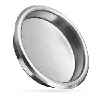 YKPuii 58mm Silver Coffee Filter Blind Filter Espresso Coffee Machine Maker Backflush Back Flush Basket Stainless Steel