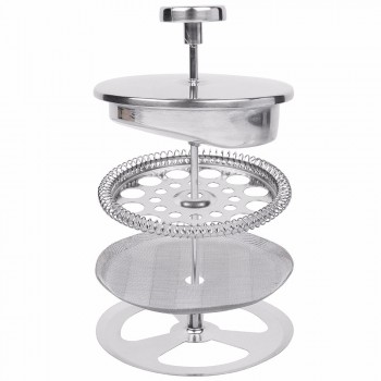 Realand Classical 34OZ/1000ML Double Wall Stainless Steel French Press Coffee Maker Plunger Tea Pot Espresso Maker Coffee Filter