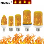 Full Model 3W 5W 7W 9W E27 E26 E14 E12 Flame Bulb 85-265V LED Flame Effect Fire Light Bulbs Flickering Emulation Decor LED Lamp
