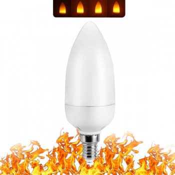 Full Model 3W 5W 7W 9W E27 E26 E14 E12 Flame Bulb 85-265V LED Flame Effect Fire Light Bulbs Flickering Emulation Decor LED Lamp