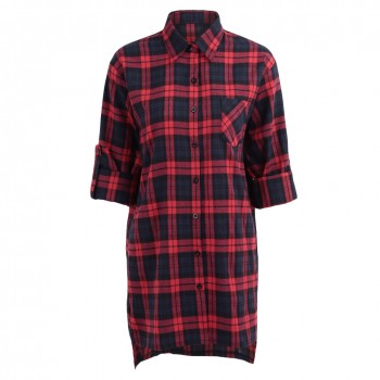 Plus Size 3XL 4XL 5XL Autumn Tops Plaid Shirts Blouses Women Tartan Shirt Long Sleeve Baggy Check Blouse Oversized female tunics