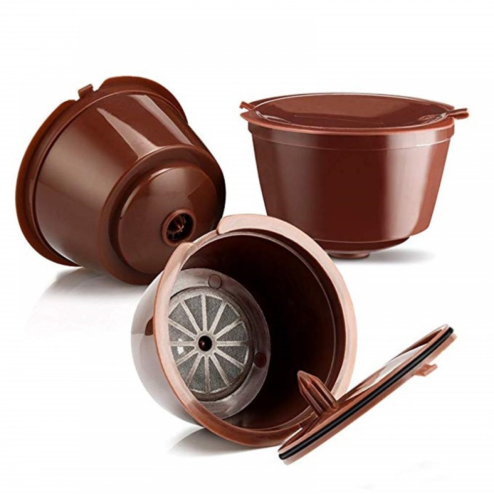 1pc Dolce Gusto Plsatic Refillable Coffee Capsule  200 Times Reusable Compatible Nescafe coffee filter coffee accessories