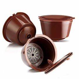 1pc Dolce Gusto Plsatic Refillable Coffee Capsule  200 Times Reusable Compatible Nescafe coffee filter coffee accessories