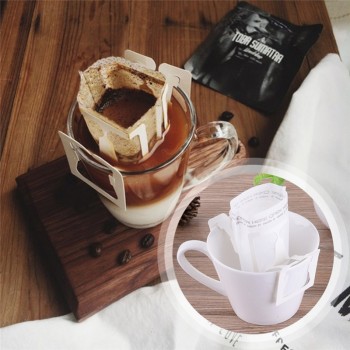 50pcs/Pack Drip coffee bag portable self-service coffee tea hanging sanitary filter paper home office travel essential Home