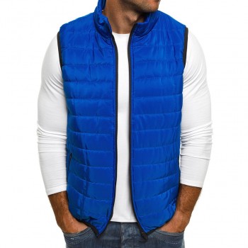 ZOGAA Vogue Autumn Coat Men Waistcoat Mens Parka Jackets Zipper Casual Sleeveless Jacket Streetwear Coat for Man Clothing