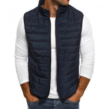 ZOGAA Vogue Autumn Coat Men Waistcoat Mens Parka Jackets Zipper Casual Sleeveless Jacket Streetwear Coat for Man Clothing