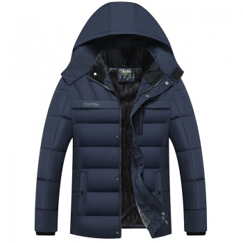 2018 Hot Fashion Hooded Winter Coat Men Thick Warm Mens Winter Jacket Fathers Gift Parka