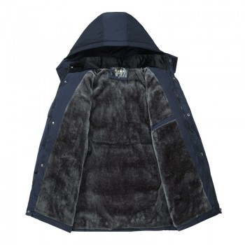 2018 Hot Fashion Hooded Winter Coat Men Thick Warm Mens Winter Jacket Fathers Gift Parka