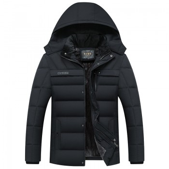 2018 Hot Fashion Hooded Winter Coat Men Thick Warm Mens Winter Jacket Fathers Gift Parka