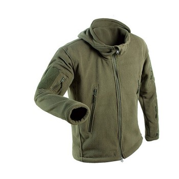 Military Tactical Fleece Jacket Men US Army Polartec Windbreaker Clothes Male Multi Pockets Outerwear Hoodie Coat For Men