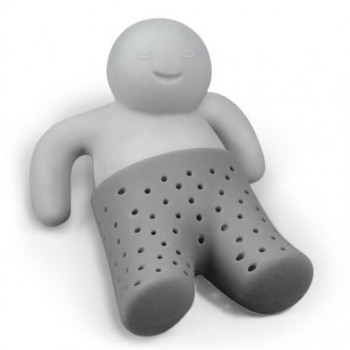 Leaf Tea for Brewing Mr little man tea strainer Silicone Tea bags tea making device 1pc/lot B023-1