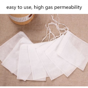 Teabags 5.5 x 7CM food grade  Empty Scented Tea Bags Infuser With String Heal Seal Filter Paper for Herb Loose Tea Bolsas de te