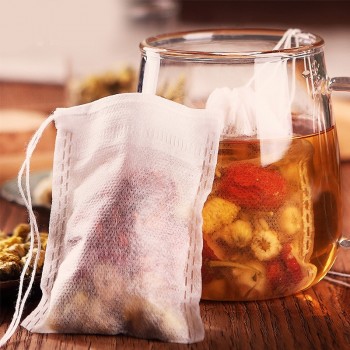 Teabags 5.5 x 7CM food grade  Empty Scented Tea Bags Infuser With String Heal Seal Filter Paper for Herb Loose Tea Bolsas de te