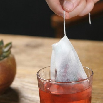 Unibird 100Pcs/Set Disposable Tea bags Non-woven Fabrics Tea Infuser With String Heal Seal Filter Paper for Herb Loose Strainer