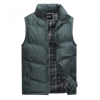 2019 New Brand Mens Jacket Sleeveless Vest Winter Fashion Casual Coats Male Cotton-Padded Mens Vest Men Thicken Waistcoat 3XL