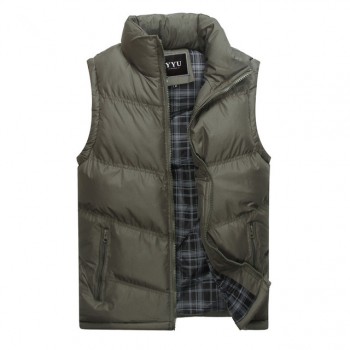 2019 New Brand Mens Jacket Sleeveless Vest Winter Fashion Casual Coats Male Cotton-Padded Mens Vest Men Thicken Waistcoat 3XL