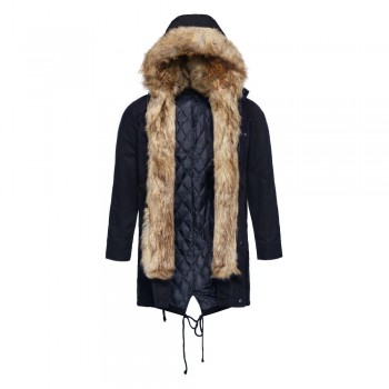2018 Fashion Winter New Jacket Men Warm Coat Fashion Casual Parka Medium-Long Thickening Coat Men For Winter