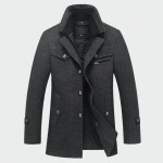 Winter Mens Thick Coats Slim Fit Jackets Mens Casual Warm Outerwear Jacket and Coat Male Peacoat Men Brand Clothes M-4XL ML095