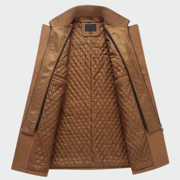 Winter Mens Thick Coats Slim Fit Jackets Mens Casual Warm Outerwear Jacket and Coat Male Peacoat Men Brand Clothes M-4XL ML095